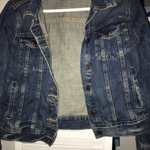 - “The Great Wave off Kanagawa” J. Crew denim jean jacket - Picture 2 of 4